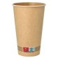 Gobelet en carton 'pure', 0,4 l, brun