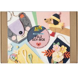 Boîte DIY en feutre Rainbow Edition, 36 pièces