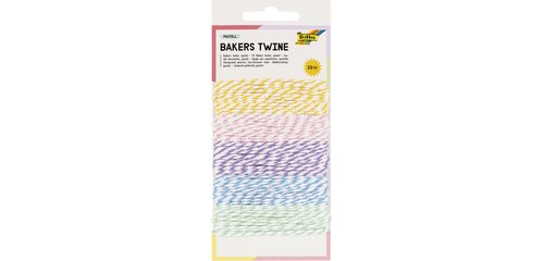 Ficelle décorative 'Bakers Twine PASTELL', 20 m