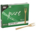 Fourchette Fingerfood 'pure', 95 mm, naturel