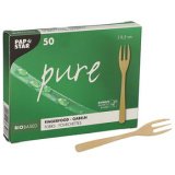 Fourchette Fingerfood 'pure', 95 mm, naturel