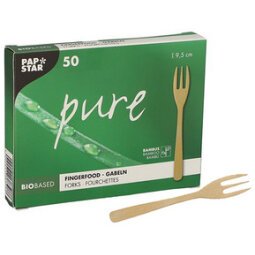 Fourchette Fingerfood 'pure', 95 mm, naturel