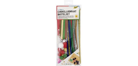 Kit d'activités en fil chenille WINTER, 199 pièces