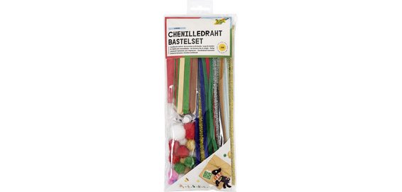 Kit d'activités en fil chenille WINTER, 199 pièces