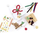 Kit d'activités en fil chenille WINTER, 199 pièces