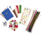 Kit d'activités en fil chenille WINTER, 199 pièces
