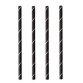 Paille en papier 'pure', 150 mm, noir / blanc