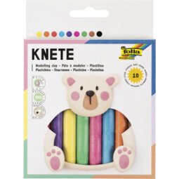 Pâte à modeler pour enfants, 10 bâtons, assorti