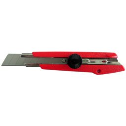 Cutter met plastic behuizing L-700RP 18 mm rood