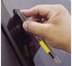 STL-ONE, boîtier en aluminium, 9 mm, argent/jaune