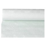 Nappe damassée, (l)0,8 x (L)50 m, blanc