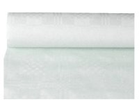 Nappe damassée, (l)1,2 x (L)50 m, blanc