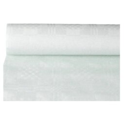 Nappe damassée, (l)0,8 x (L)50 m, blanc