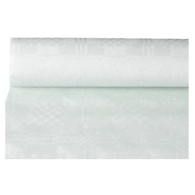 Nappe damassée, (l)1,2 x (L)50 m, blanc