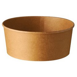 Cardboard salad bowl "pure", round