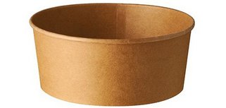 Bol à salade 'pure', rond, 500 ml, brun