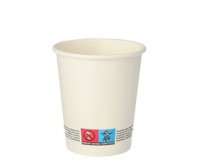 Gobelet en carton 'To Go', 0,2 l, blanc
