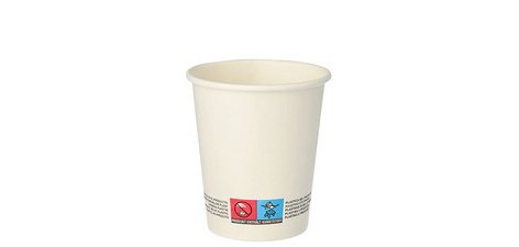 Gobelet en carton 'To Go', 0,2 l, blanc