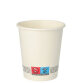 Beker van karton 'To Go', 0,2 l, wit