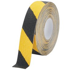 Bande antidérapante DURALINE GRIP+, 25 mm,jaune/noir