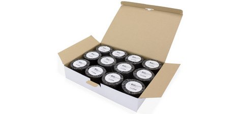 Rouleau d'étiquettes, 57 x 32, permanent, blanc