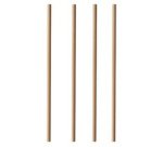 Paille en papier 'pure', 200 mm, brun