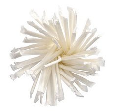 Paper straw 'pure', 200 mm, individual packaging, white