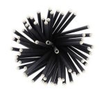 Paille en papier 'pure', 250 mm, noir