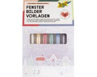 Modèle de décoration pour fenêtres 'COSY WINTER'