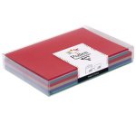Coffret Pollen de 20 enveloppes C6 (114x162mm) + 20 cartes simples 110x155mm - Noël traditionnel - Assortiment