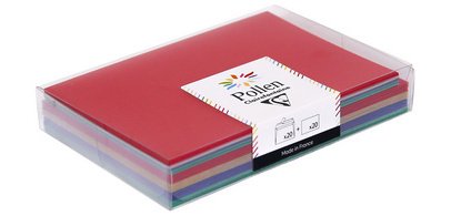Kasten mit 20 C6-Umschlägen (114 x 162 mm) + 20 einfachen Karten 110 x 155 mm - Traditionelle Weihnachten - Sortiment
