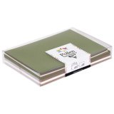 Coffret Pollen de 20 enveloppes C6 (114x162mm) + 20 cartes simples 110x155mm - Noël nature - Assortiment