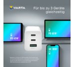 Adaptateur USB High Speed Charger, 65 W, blanc