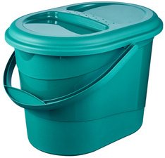Bio waste bin 'elsa eco' 13 liters, grass green