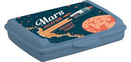 Boîte à goûter carla mini 'Space Tour', nordic blue