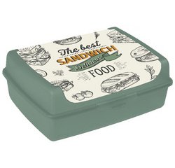 Boîte à goûter carla midi 'Space Tour', nordic green