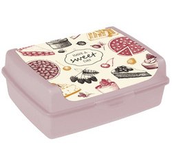 Boîte à goûter carla midi 'Space Tour', nordic pink