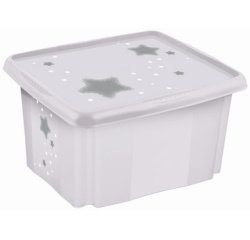 Boîte de rangement karolina 'Stars', 45 litres