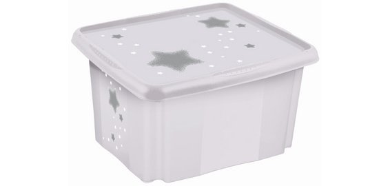Boîte de rangement karolina 'Stars', 24 litres