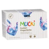 Vingerverf parelmoer 'MUCKI', 150 ml, set van 6