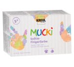 Gouache aux doigts pastel 'MUCKI', 150 ml, set de 6