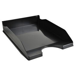 Corbeille à courrier Ecotray Ecoblack noir