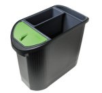 Compartiments Ecologic pour poubelles de bureau - Gris anthracite