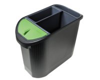 TOP LINE WASTE PAPER BIN black - Black