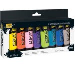 Peinture acrylique SOLO Goya Acrylic, 20 ml, set de 8
