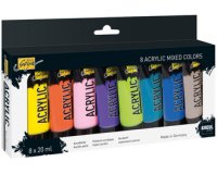 Peinture acrylique SOLO Goya Acrylic, 20 ml, set de 8