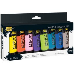 Acrylverf SOLO Goya Acrylic 20 ml - set van 8 stuks