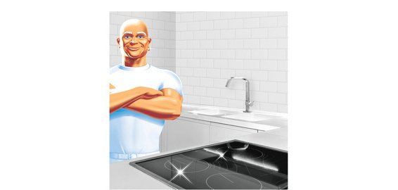 Spray de cuisine vaporiser-essuyer-terminé