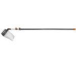 Cueille-fruits, à manche télescopique, argent/orange