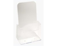 Distributeur de prospectus 1 compartiment DL (10X21cm) - Cristal